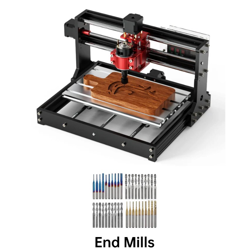 Twotrees TTC3018 Pro CNC Machine Including End Mills | DIY CNC Router